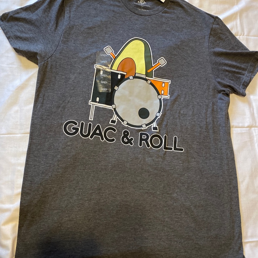 Walnut And 39th Large Guac & Roll Gray T-shirt NWT.